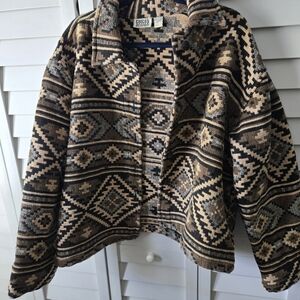 VTG Chicos Design Aztec Patterned Jacket